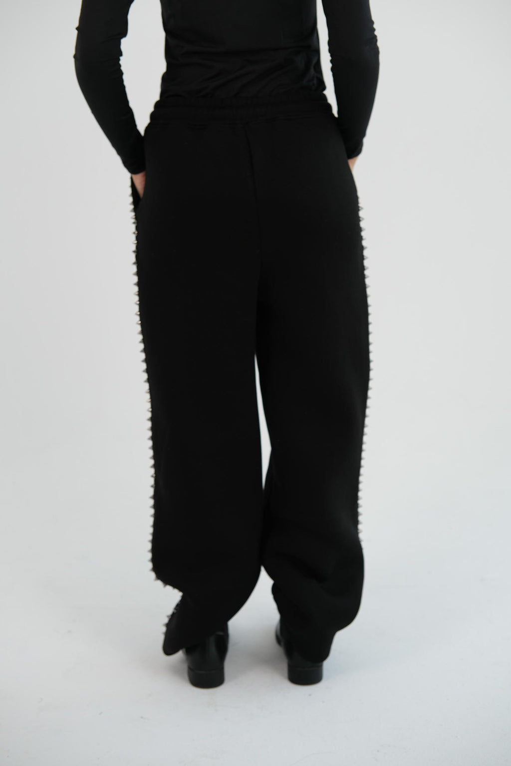 Black Sweatpants with studs